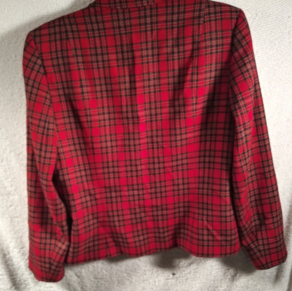 Vintage Pendleton Plaid Crop Jacket - image 2